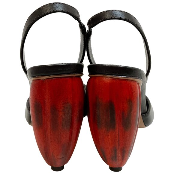 Alexandre Birman Cacau Leather Slingback Sandals - Picture 5 of 9